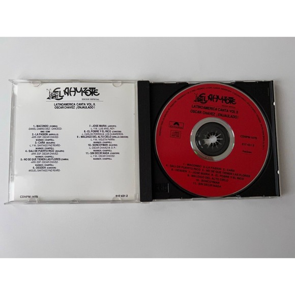 Oscar Chavez Latinoamerica Canta Vol II 2 CD CDNPM 1479 Polygram 1992 Import Mex - Picture 4 of 5